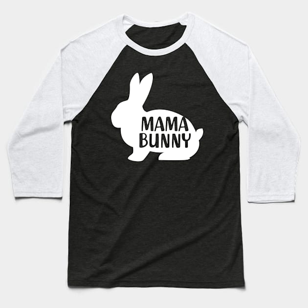 Mama Bunny Baseball T-Shirt by KC Happy Shop